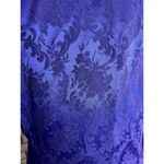 dress blazer formal purple 1970s floral Size 14 Photo 5