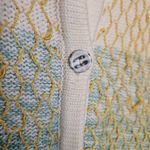 Susan Bristol  Size Small Cotton Rayon Button Pastel Vintage Top Cardigan Knit Photo 4