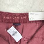 American Eagle Hi Rise A-LIne Corduroy Mini Skirt Mauve Pink Fall Size 8 New Photo 5