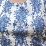 Blue and White Sleeveless romper Size M Photo 3