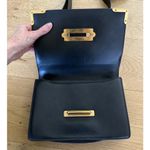 Prada - Cahier Leather Bag in Black and Gold Photo 4