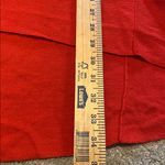 Eileen Fisher  Organic Cotton Knit Hi Lo L/S Tunic Postbox Red Size LARGE *flaw Photo 6