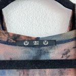 Coin 1804 Draped Cardigan Duster Vest Womens Medium Blue Brown Tie Dye Hoodie Photo 6