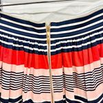 Kate Spade New York Skirt The Rules Striped High Rise A-line Mini Skirt Red US 4 Photo 5