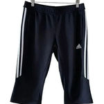 Adidas  Capri Workout Pants Athletic Sporty Athleisure Soccer Pockets SZ M #1604 Photo 0