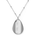 Handmade Gothic Mugshot Teardrop Pendant Necklace Dark Aesthetic Jewelry Photo 1