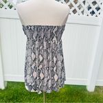 Torrid  GREY SNAKESKIN PRINT STRAPLESS BABYDOLL TUNIC Photo 9