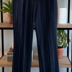 EXPRESS  Columnist Barely Boot Mid-Rise Stripe Woven Career Dress Pant Trouser, 8 Photo 0