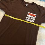 American Apparel Freedom Tattoo Comp Short Sleeve T Shirt Brown Back Graphic Size Small Photo 5