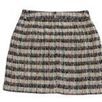 Scotch & Soda NWT  SPECIAL TWEED MINI Short Multi color Side Zip Pockets SKIRT M Photo 0