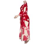 Anthropologie MAEVE x  Mona Linen Shirt Dress, Red, Medium Photo 11