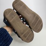 Clarks Women's Elizabelle Sea Fisherman Sandals Navy Leather Size 9 1/2M Comfort Photo 7