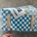 Dooney & Bourke Blue and White Checkered Shoulder Bag Photo 7