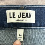 Le Jean Libertine Dark Wash Sabine Ankle Length Straight High Rise Jeans 24 NWT Blue Photo 9