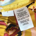 Loft Ann Taylor  Skirt Yellow Floral Belted Long S Small New Photo 5