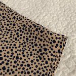 Princess Polly leopard polka dot Romeo wrap midi skirt in tan Photo 3