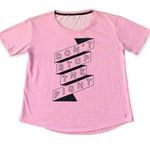 New Balance 🔃 Pink NB Dry Short Sleeve Breast Cancer Tee Shirt Photo 0