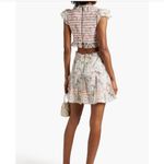 Alice + Olivia Mitzi cutout floral print georgette dress Photo 4
