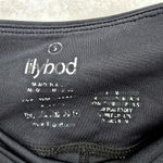 Lilybod  Black White  Geometric Stripe Cropped Active Legging Pant Bottom Small Photo 5