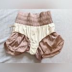 FP Movement By Free People Shorts Size Medium, Metallic Blush Pink Photo 4