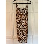 ASOS maternity NWT leopard cowl neck fitted dress 4 Photo 1