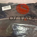 OSTAUG Women's Short Sleeve Athletic Romper Zip Jumpsuit with Pockets Black Photo 4