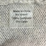 Kinross Cashmere sleeveless sweater/vest, womens gray asymmetrical hem knit Size M Photo 5