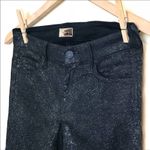 Mother The Looker Jeans sz 25 Stone Blue Glimmer Shimmer Jegging Low Rise Skinny Photo 3