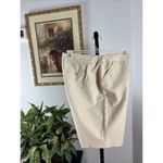 Rafaella  Bermuda Khaki Walking Shorts size 14 Flat Front Inseam 11” Photo 4