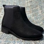 Eileen Fisher NWOB - Blink Tumbled Nubuck Leather Chelsea Bootie in Black Photo 1
