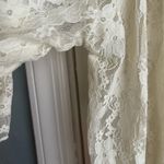 Olsenboye Cream Lace Blouse Photo 8