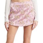 Free People ୨୧ ・゚✧ Women’s Shimmer Embroidered Mini Skirt Photo 0