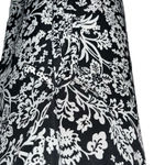 Attention  crossover side tied black &‎ white midi dress medium Photo 5
