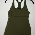Lululemon Satnam tank olive green size 10 Photo 0