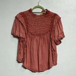 Free People Canyon Arroyo Le Femme Ruffled Crochet Top Sz S Photo 1