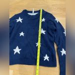 Bluenotes  Navy Star Sweater size small Photo 1