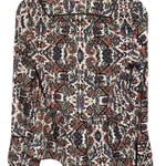 Dolce Vita Paisley Top w/Peplum Hem Sz S Blue Photo 4
