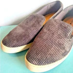 Birdies The Swift Women's Size 9.5 Charcoal Gray Corduroy Slippers Shoes New Photo 2