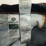 Levi's Premium 501S Button Fly Blue Dark Wash Skinny Jeans size 24x26 Photo 9