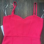 Azazie Pink Bustier MIDI Dress Photo 1