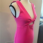 Aerie  | Hot pink twist front dress new with tags size small Photo 3