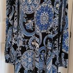 Robbie Bee Long Sleeve Paisley Puff Print Shift Dress Stretch Sz M Brand New Photo 11
