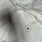 Stella McCartney x Adidas White Logo Cropped Hoodie Photo 4