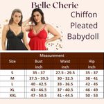 Belle Cherie Baby Doll Chemise Red Women Size Large Photo 3