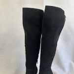 Zigisoho Black Suede Over The Knee Wedge Boots Womens 6 Streetwear Photo 2