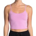 BP  Crop Top Tank Pink Purple Casual Solid Summer Vacation Photo 0