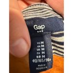 Gap Grey Stripe Hot Maxi Dress Tank Style Elastic Waist Size Medium Womens Photo 2