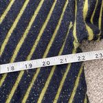 Circus by Sam Edelman Circus NY by Sam Edelman Stripe V-Neck Crop Sweater (Sz XL) Green Geo Striped Photo 9