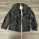 Milly  leopard faux fur double breasted coat S Photo 8