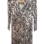 Soma Snake Print Faux Wrap Dress size Medium Photo 0